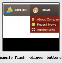 Sample Flash Rollover Buttons