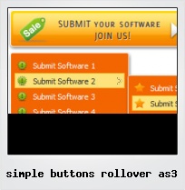 Simple Buttons Rollover As3