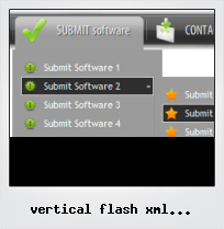 Vertical Flash Xml Fisheye Button