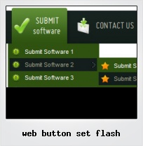 Web Button Set Flash