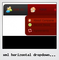 Xml Horizontal Dropdown Flash Button As2