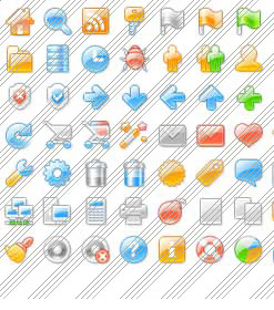 Windows XP Style Icons Save Elastoc Button Flash