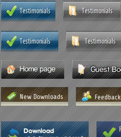 Windows Themes XP Goth Best Button Bar Flex