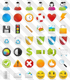 Vista Animated Icon Downloadable Flash Buttons