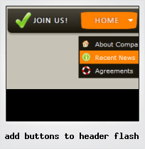 Add Buttons To Header Flash