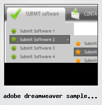 Adobe Dreamweaver Sample Buttons