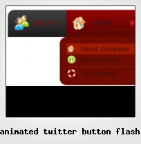 Animated Twitter Button Flash