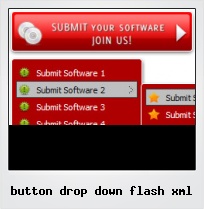 Button Drop Down Flash Xml