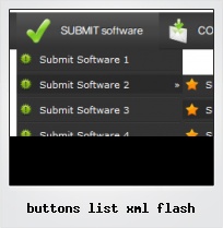 Buttons List Xml Flash