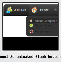 Cool 3d Animated Flash Button