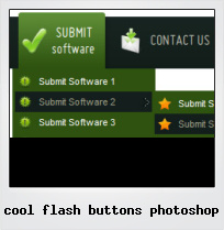 Cool Flash Buttons Photoshop