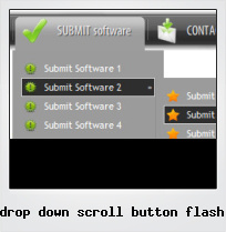 Drop Down Scroll Button Flash Drop Down Scroll Button Flash