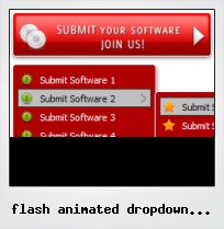 Flash Animated Dropdown Button Emamples