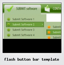 Flash Button Bar Template