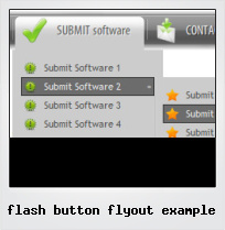 Flash Button Flyout Example Flash Button Flyout Example