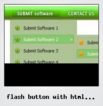 Flash Button With Html Interactivity
