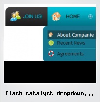Flash Catalyst Dropdown Button