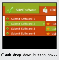 Flash Drop Down Button On State