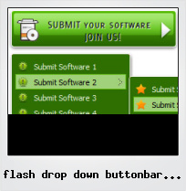 Flash Drop Down Buttonbar Customization