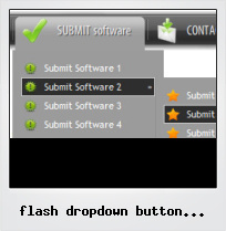 Flash Dropdown Button Tutorial