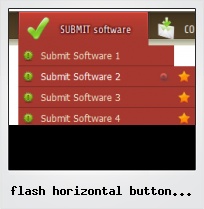 Flash Horizontal Button With Subbuttons