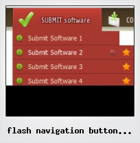 Flash Navigation Button Four State Buttons