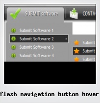 Flash Navigation Button Hover