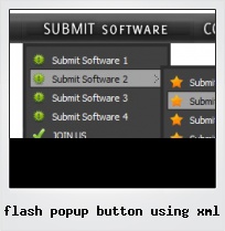 Flash Popup Button Using Xml