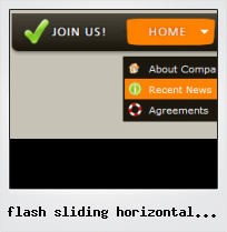 Flash Sliding Horizontal Button Scripts