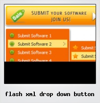 Flash Xml Drop Down Button