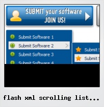 Flash Xml Scrolling List Button