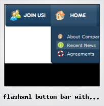Flashxml Button Bar With Subbuttons
