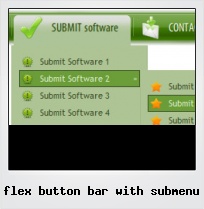 Flex Button Bar With Submenu