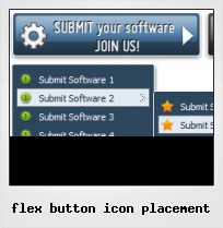 Flex Button Icon Placement