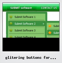 Glitering Buttons For Templates