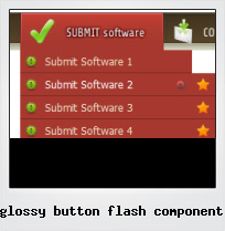 Glossy Button Flash Component