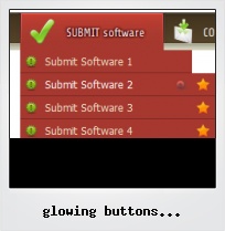 Glowing Buttons Actionscript Flash