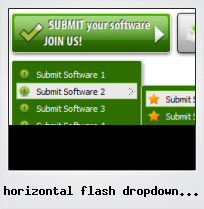 Horizontal Flash Dropdown Button Horizontal Flash Dropdown Button