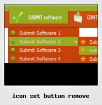 Icon Set Button Remove