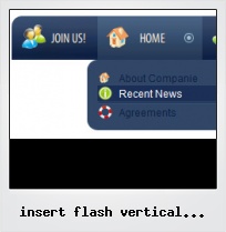 Insert Flash Vertical Button Joomla