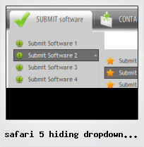 Safari 5 Hiding Dropdown Button Flash