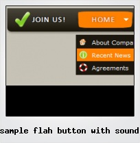 Sample Flah Button With Sound