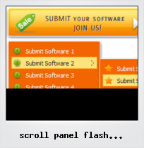 Scroll Panel Flash Catalyst Button