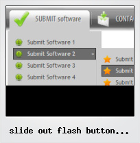 Slide Out Flash Button Template