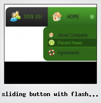 Sliding Button With Flash Rollover