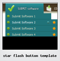Star Flash Button Template