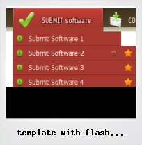 Template With Flash Player Subbuttons