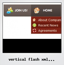 Vertical Flash Xml Fisheye Button