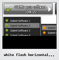 White Flash Horizontal Button Tabs