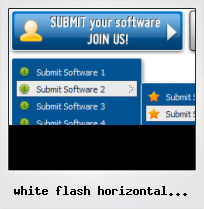 White Flash Horizontal Button Tabs